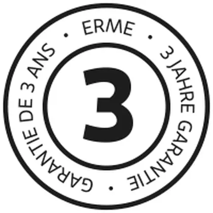Logo erme 3 years garantie
